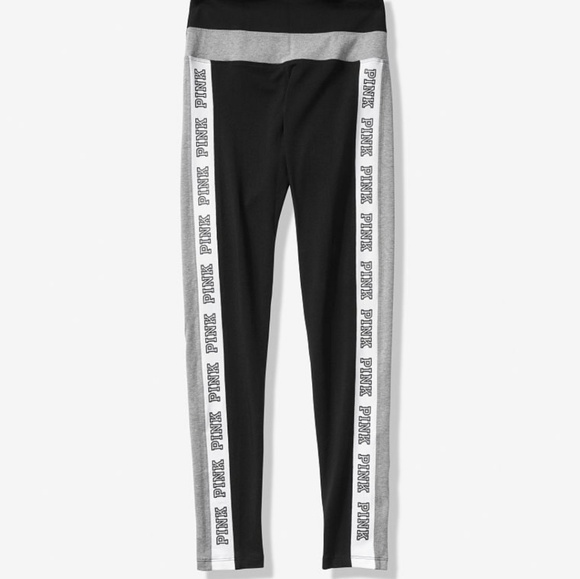 SOLD Pink Victoria Secret leggins cotton size M - Picture 2 of 2